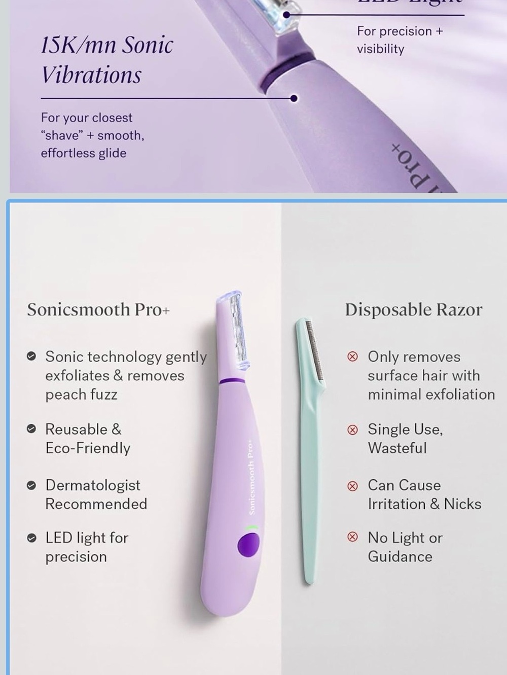 Michael Todd Beauty Sonicsmooth Pro+ Dermaplaning Microdermabrasion System NEW - Picture 4 of 14
